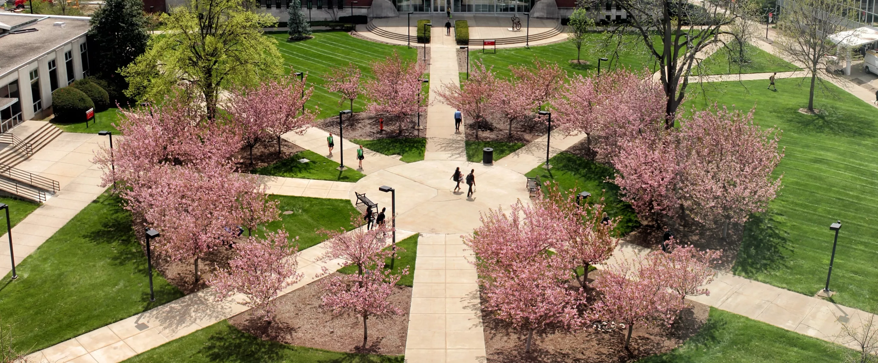 Aerial view of Lutz and sidewalk