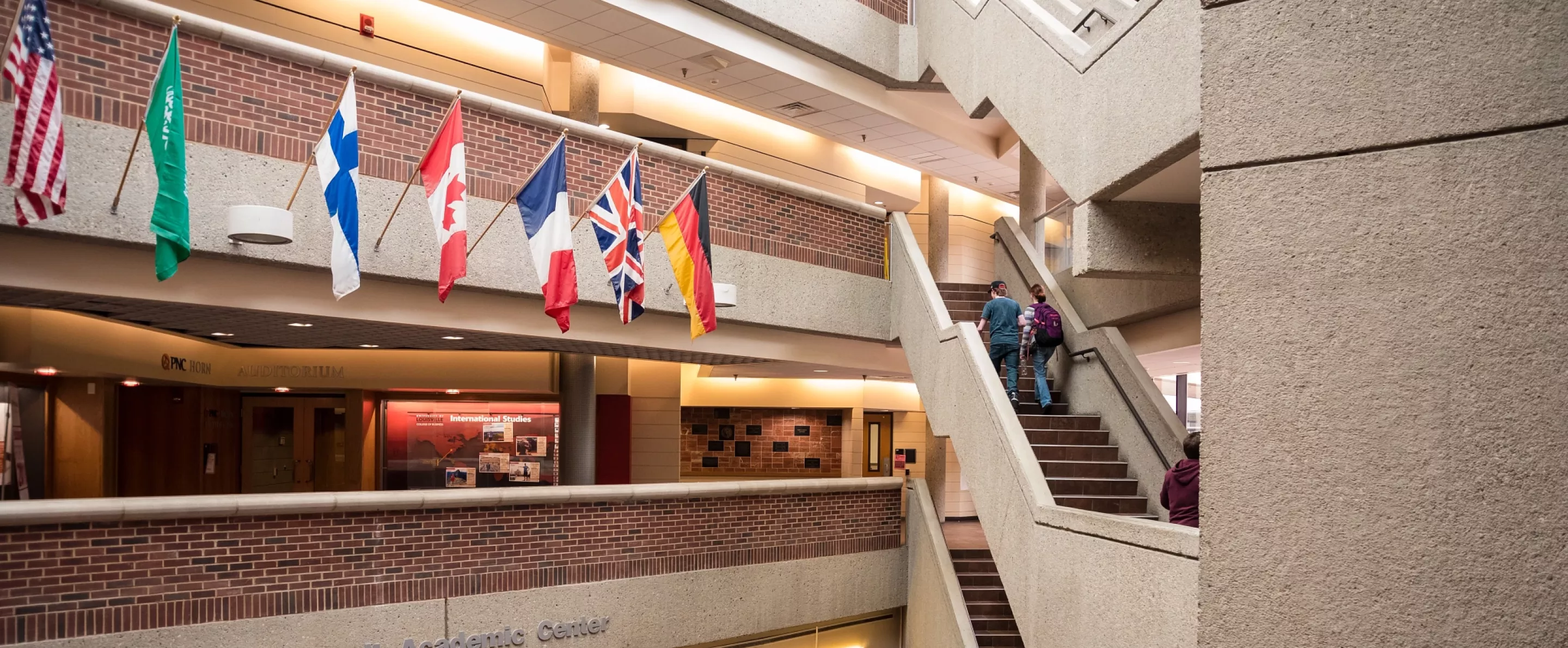 Interior shot of the College of Business