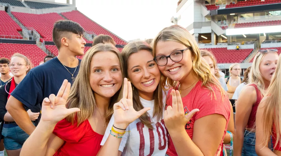 Staudents @ Welcome Week Concert in Cardinal Stadium
