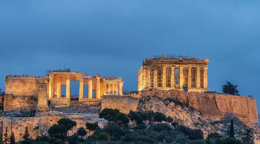 Parthenon in Greece